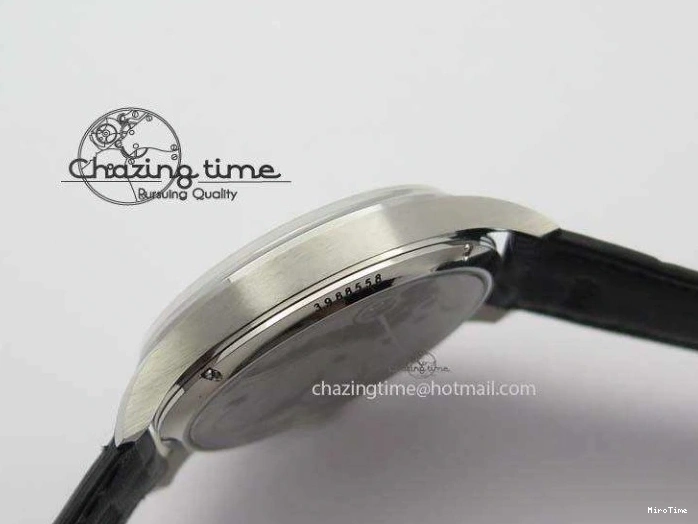 MIROTIME 0513 Portuguese IW544404 SS Gray Dial On Black Leather Strap A Practical 7259